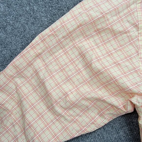 Brooks Brothers Shirt Mens Large/XL Orange Button Down Long Sleeve Preppy Casual - Picture 7 of 9